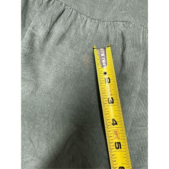 ASOS Design Tiered Cord Babydoll Dress Midi Smock Khaki Size 6 See Description - Picture 12 of 16